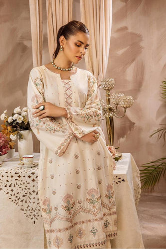 2 Pcs Embroidered Lawn Pret Suit