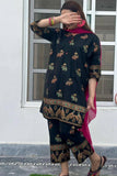 2 pcs women linen stitched suit