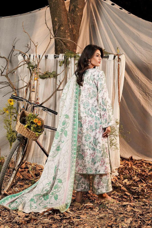 3 Pcs Women's Stitched Printed Suit Lawn Suit