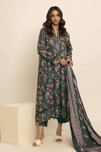 3 Pcs Women's Unstitched Lawn Printed Suit