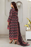 Safwa-Rsv-22-Rasberry Doria 3-Piece Printed Unstitched Lawn Suit