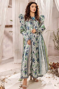 Safwa -3 Pcs Digital Printed Doria Lawn Unstitched Suit, KOK-05